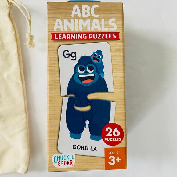 Chuckle & Roar | ABC Animals Learning Puzzles EUC - Picture 6 of 7